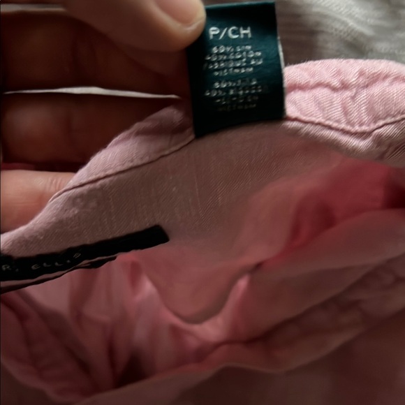 Perry Ellis Pink Long Sleeve Tee - Picture 6 of 15